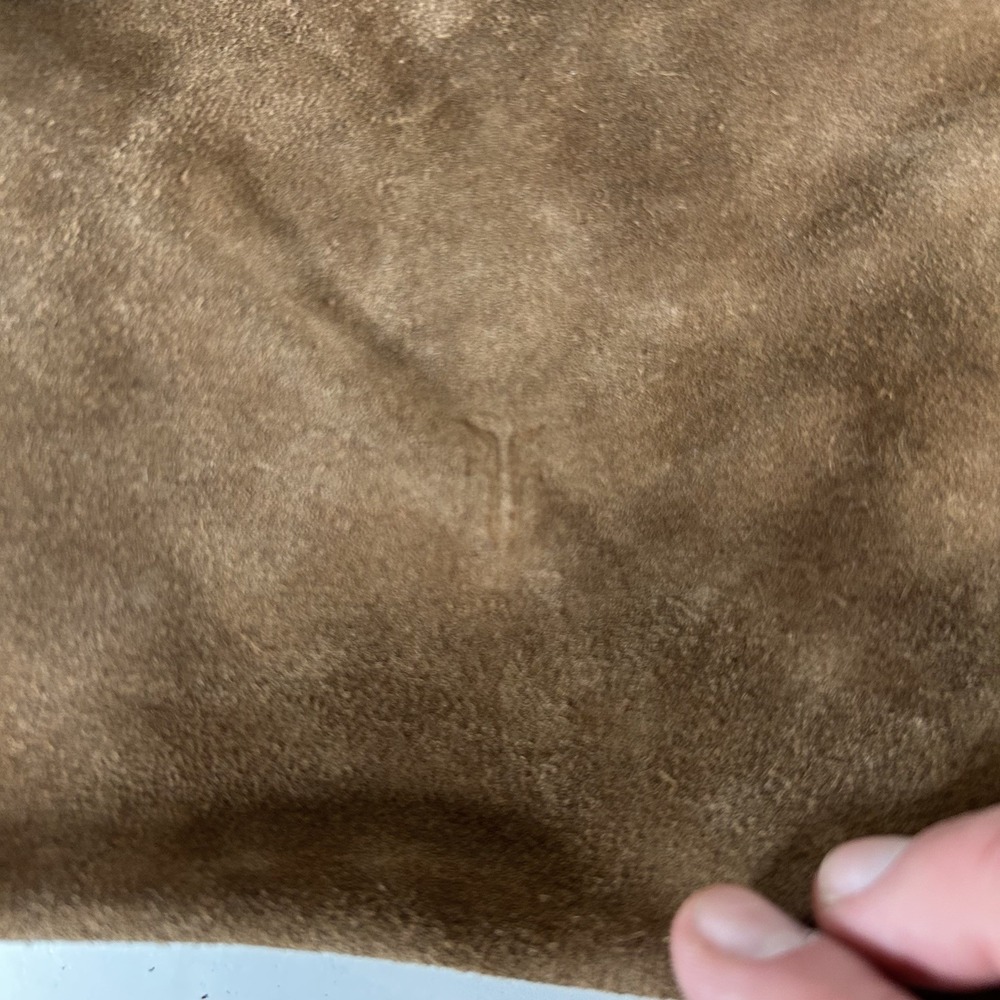 Frye Women's Purse Paige Hobo Tan Tote Bag Leather Suede Outdoor MSRP $358 - Picture 2 of 16